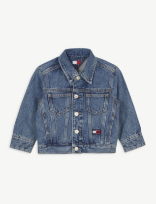 tommy hilfiger flag denim jacket