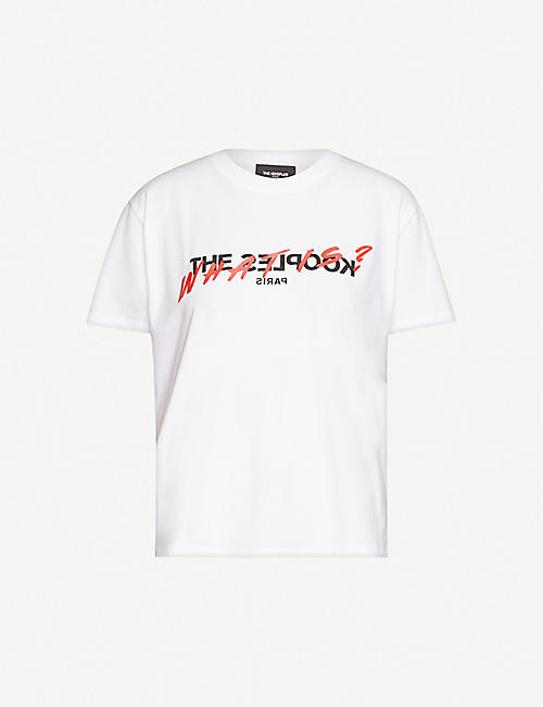 THE KOOPLES: Logo-print cotton-jersey T-shirt