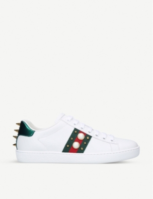 gucci trainers pearl