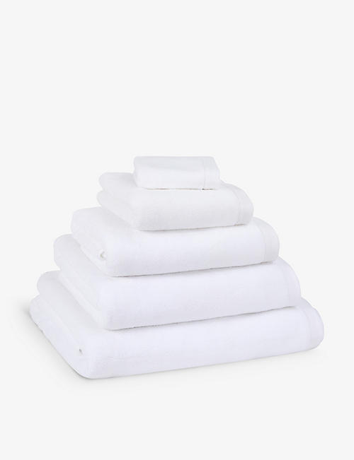 THE WHITE COMPANY: Ultimate cotton bath sheet 100cm x 150cm