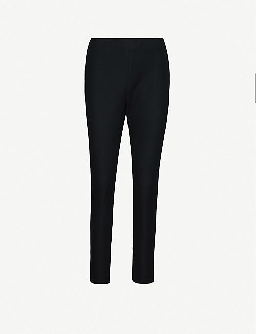 WHISTLES: Tapered mid-rise stretch-twill trousers