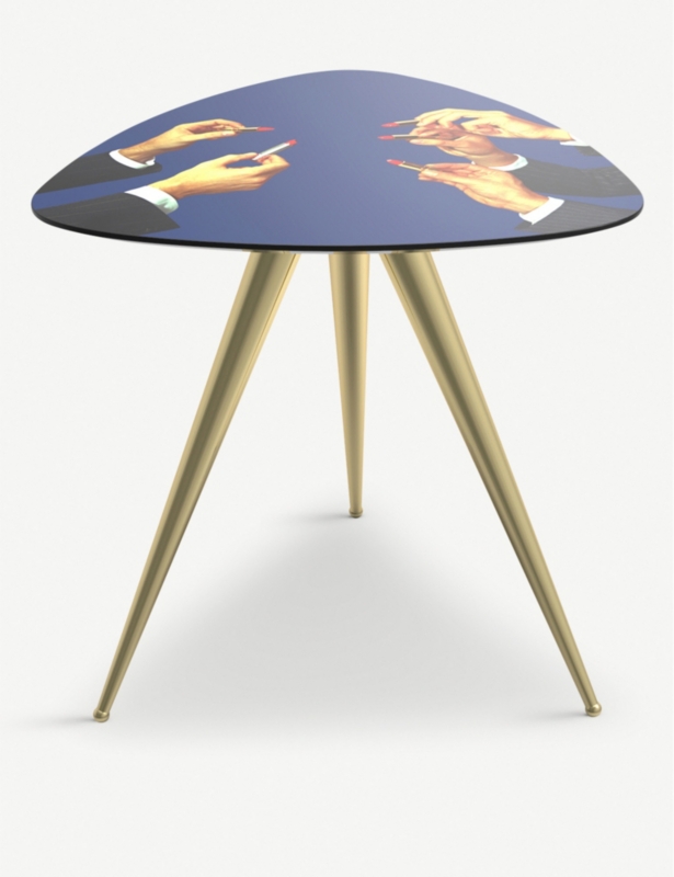 Lipsticks wooden side table 48cm