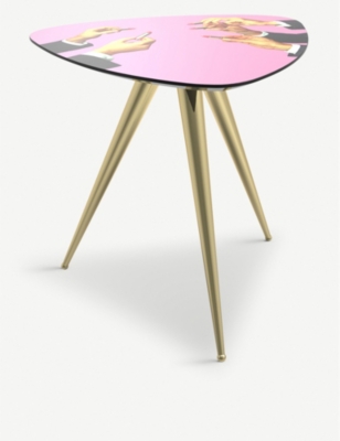 Lipsticks wooden side table 48cm