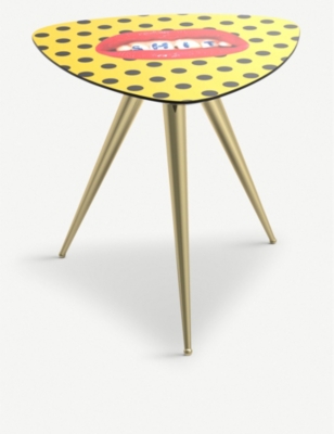Sh*t wooden side table 48cm