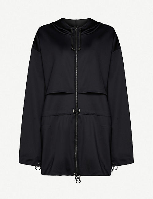 ULTRACOR: Hooded stretch-jersey jacket