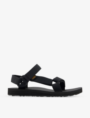 Shop Teva Original Universal Recycled Plastic Sandals In Black
