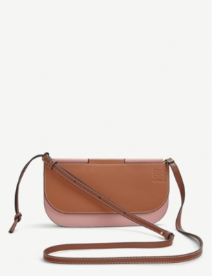 Gate Pochette leather shoulder bag - TANMEDIUM PINK