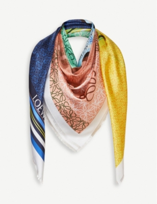 loewe silk scarf