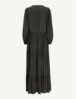 all saints ruffle dress