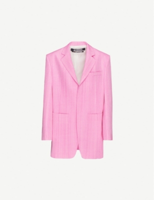 Pink Neon Oversized Blazer