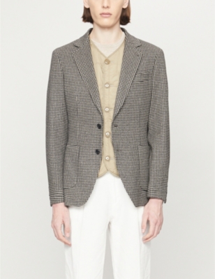 reiss houndstooth blazer