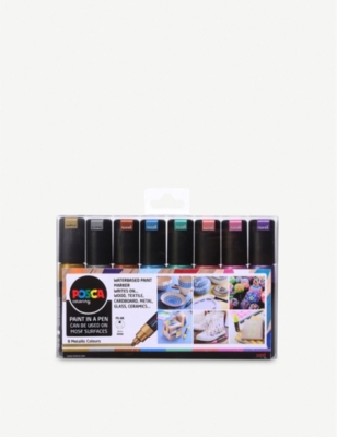POSCA: PC-8K water-based paint markers pack of eight