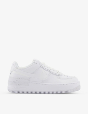 NIKE Air Force 1 Shadow leather trainers Selfridges