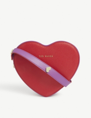 Ted baker heart store shaped bag