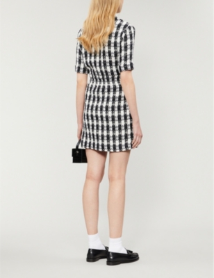 MAJE Ricky bouclé mini dress