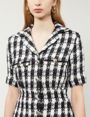 MAJE Ricky bouclé mini dress