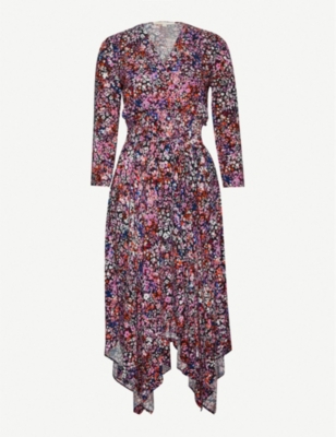 maje floral dress
