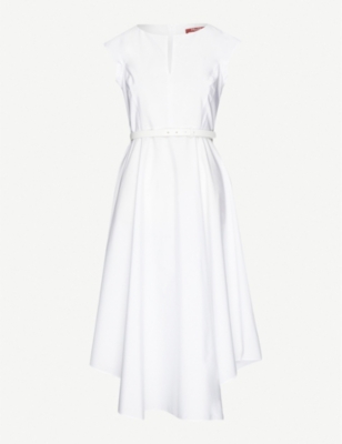Max Mara Studio Grecian Cotton Poplin Midi Dress Selfridges Com