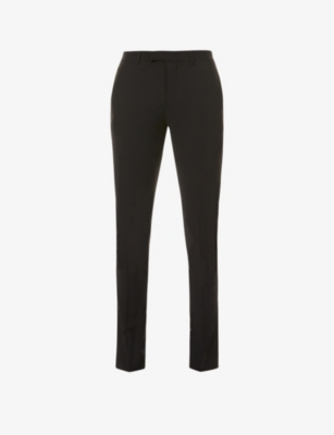 SANDRO: Mid-rise wool trousers