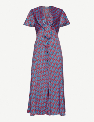 sandro silk dress