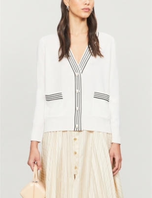 sandro wool and cashmere cardigan