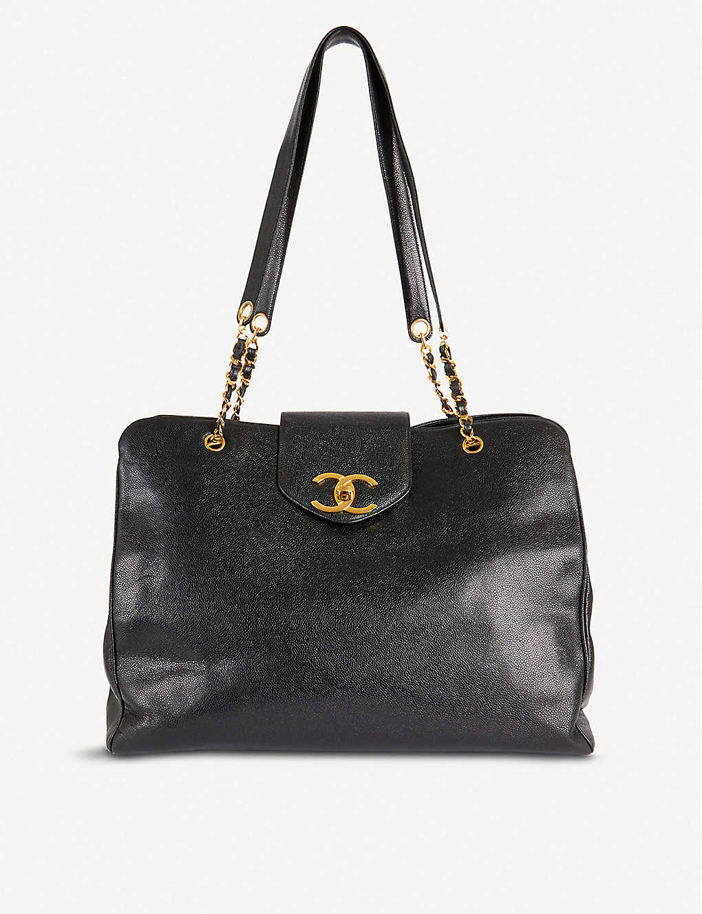 VESTIAIRE COLLECTIVE - Chanel Leather Travel Bag