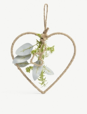 THE WHITE COMPANY: Spring Nordic Heart twine decoration