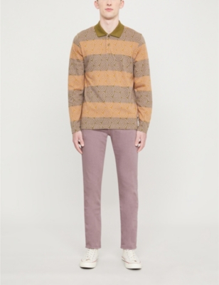 J BRAND TYLER TAPERED SLIM TWILL TROUSERS