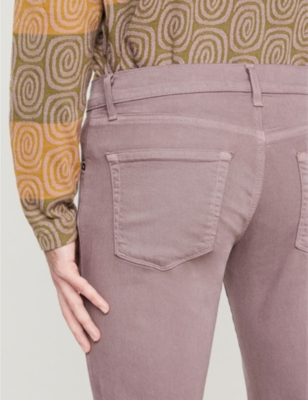 J BRAND TYLER TAPERED SLIM TWILL TROUSERS