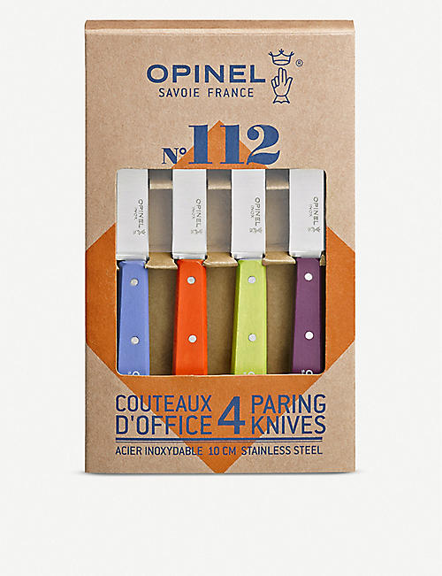 OPINEL: N°112 paring knife set of four