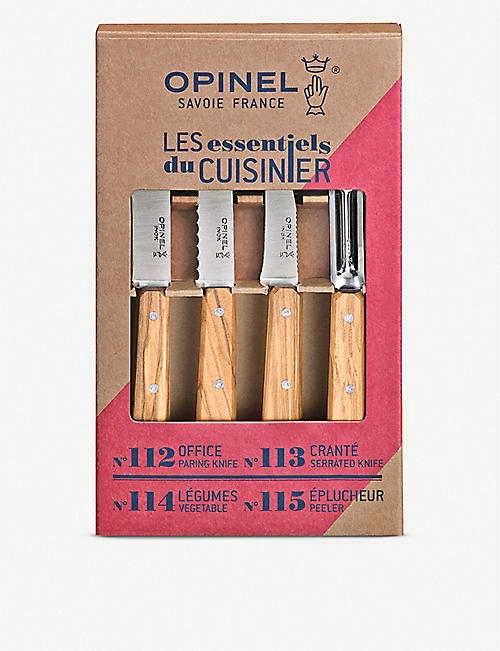 OPINEL: Les Essentiels du Cuisinier knives set of four