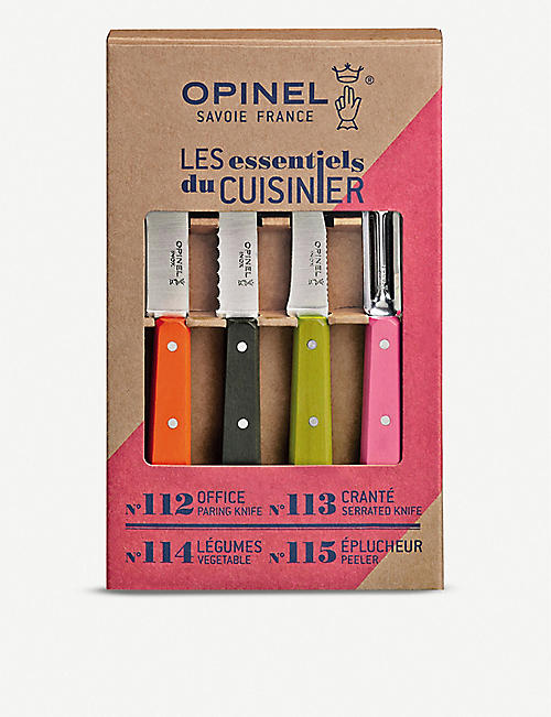 OPINEL：Les Essentiels du Cuisinier 刀具四件装