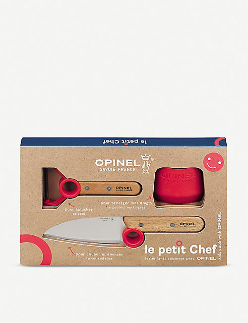 OPINEL：Le Petit Chef 刀子和削皮器套装