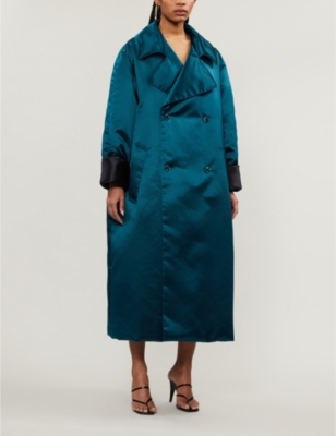 satin coat