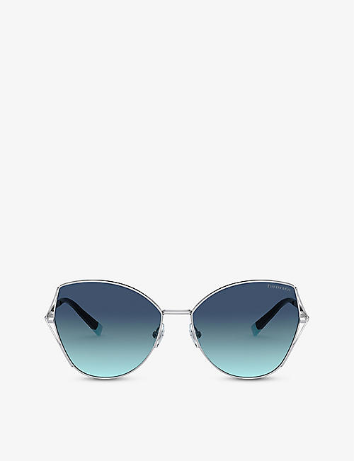 TIFFANY & CO: TF3072 59 cat-eye metal sunglasses