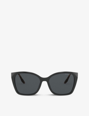 prada acetate cat eye sunglasses