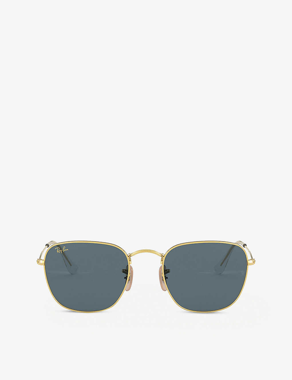 Ray Ban Rb3857 Frank Legend Metal And Acetate Square Sunglasses In Gold