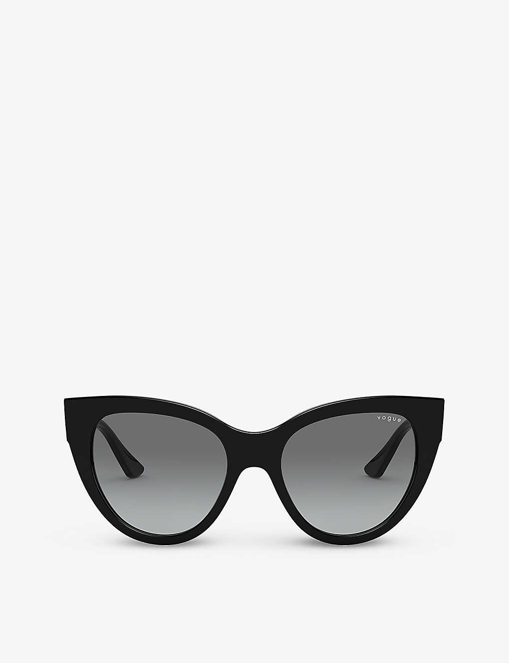 Vogue Womens Black Vo5339s Cat-eye Frame Acetate Sunglasses