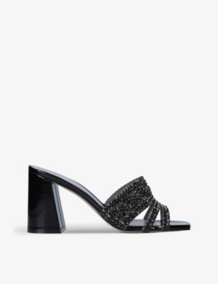 GINA: Arizona embellished leather sandals