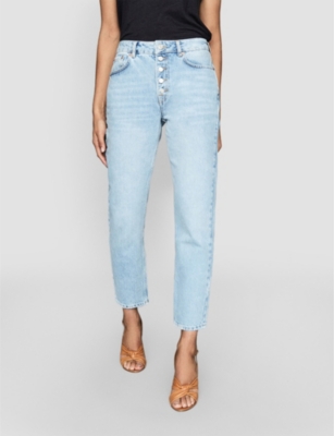 Straight Mid Rise Jeans