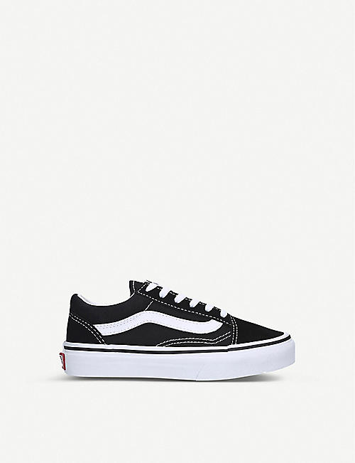 VANS: Old Skool suede-canvas lace-up trainers 4-8 years