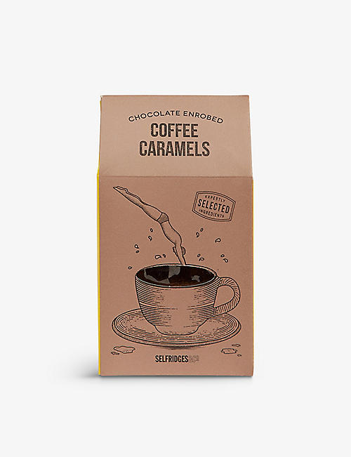 SELFRIDGES SELECTION: Chocolate Enrobed Coffee Caramels 150g