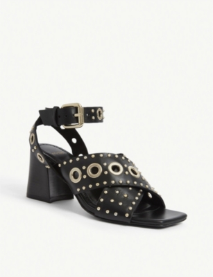 maje sandals with studs