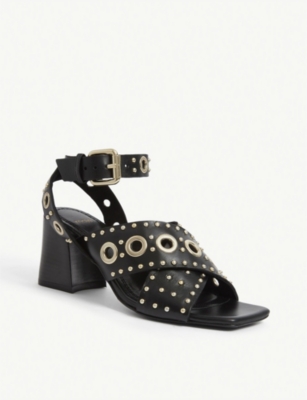 maje studded sandals