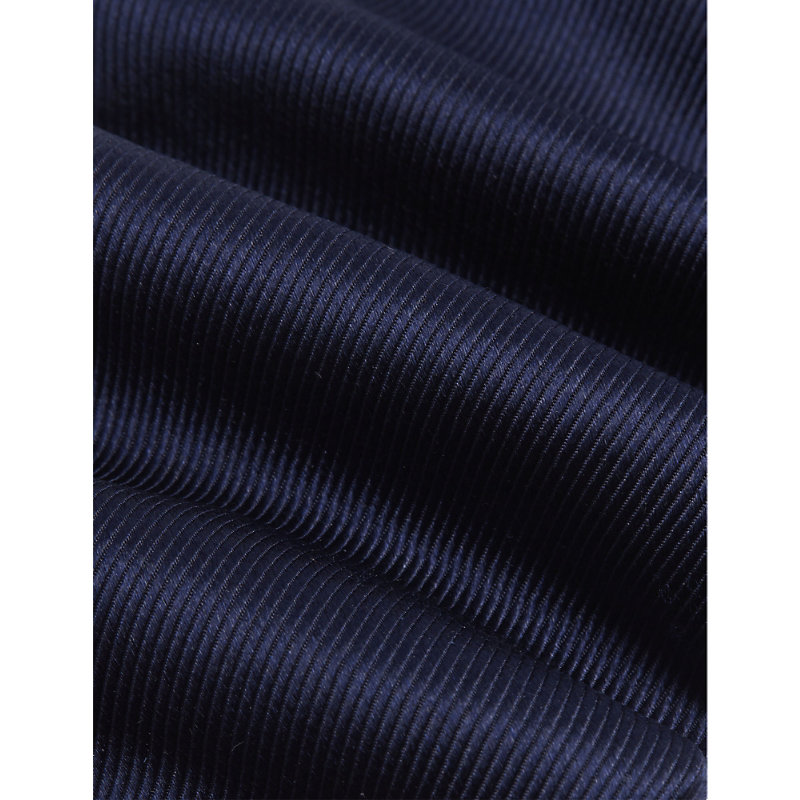 Shop Ted Baker Men's Navy Stripe Micro Pattern Silk Tie