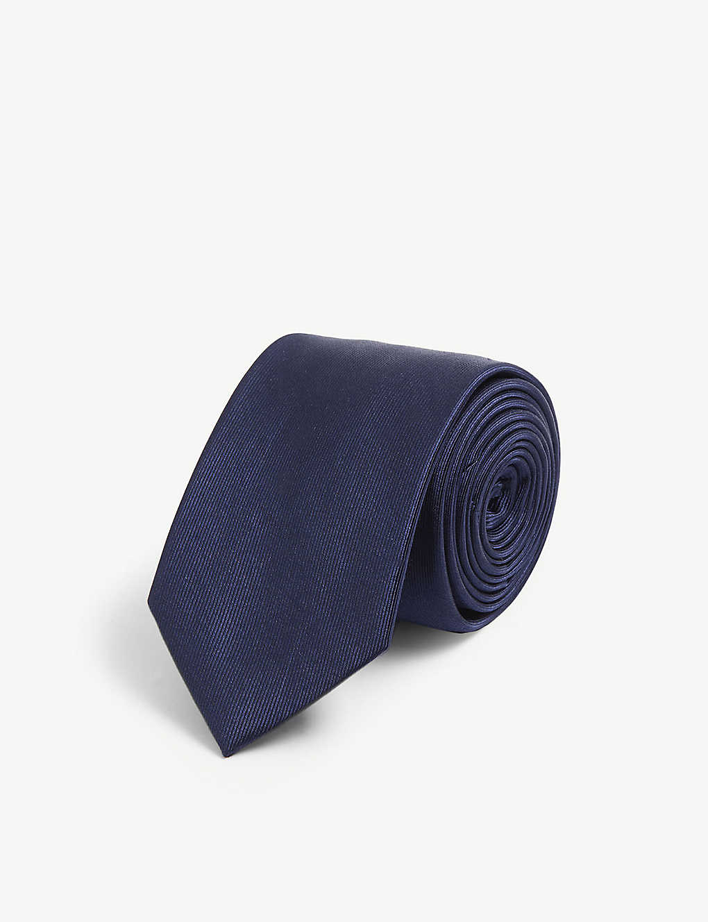 Shop Ted Baker Stripe Micro Pattern Silk Tie In Navy