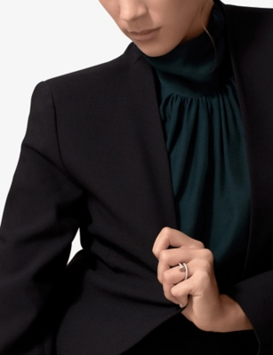 CARTIER: Juste Un Clou 18ct rose gold diamond-paved ring