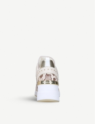 michael kors snakeskin trainers