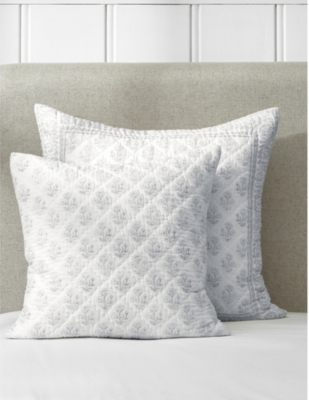 THE WHITE COMPANY Provence cotton square cushion cover 65cm x 65cm