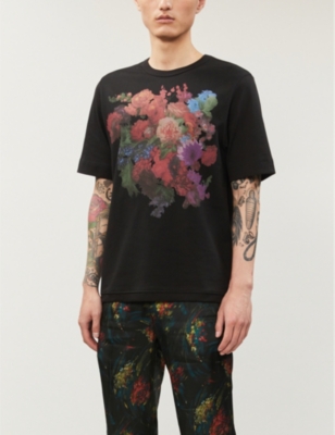 DRIES VAN NOTEN - Floral-print cotton T-shirt | Selfridges.com